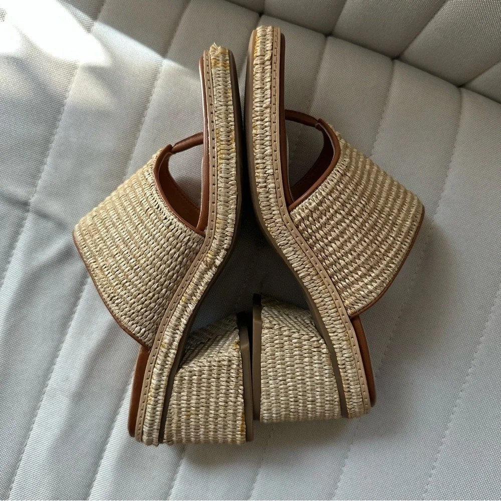 SARTO‎ • Ferrara Platform Sandal in Natural